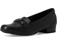 Лоферы Juliet Echo от Clarks из кожи с декором horsebit и каблуком