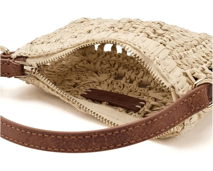 Madewell мини-сумка Straw Mini Pouch из соломки на плечо