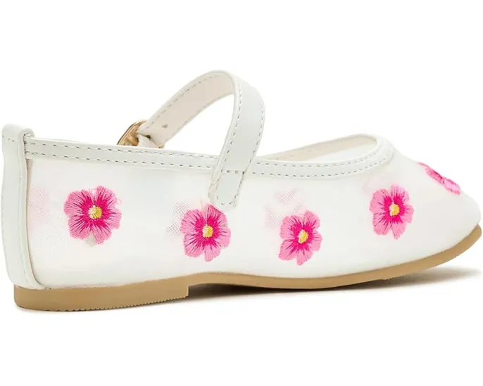 Сандалии с сеткой и цветочным принтом от Janie and Jack