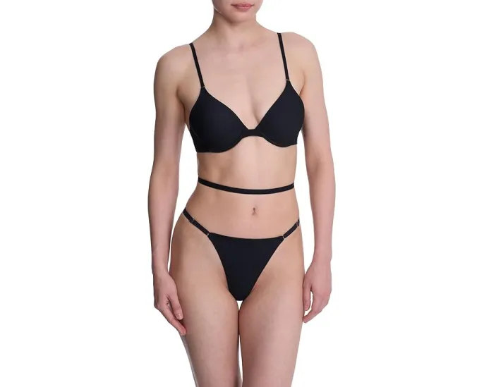 Бюстгальтер Natori Verge Convertible Plunge T-Shirt с растягивающимися чашками и U-образным вырезом