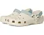 Кроксы Crocs Kids Classic Denim Floral Backstrap Clogs с джимовой тканью