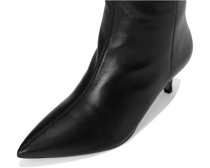 Ботильоны Dune London Smooth на квадратном каблуке с заостренным носком