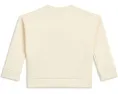 Детский свободный трикотажный свитер Lacoste Spacer Knit Oversized Crew