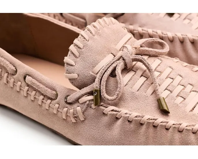 Мокасины Free People Misty из мягкой замши с квадратным носком