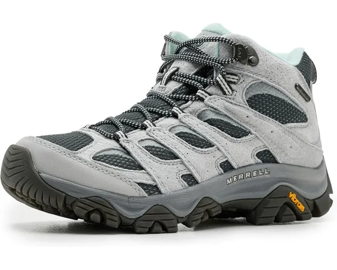 Водонепроницаемые треккинговые ботинки Merrell Moab 3 Mid с мембраной и подошвой Vibram