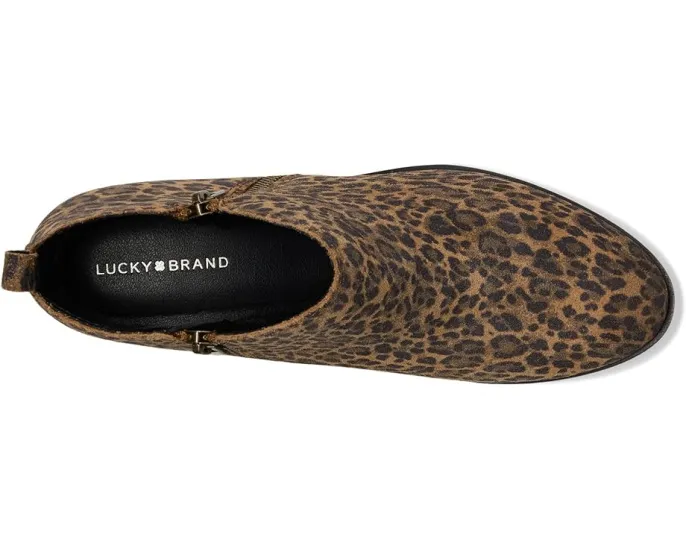 Ботинки Lucky Brand Basel с массивным каблуком и двойной молнией