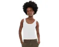 Топ Madewell (Re)Generative Cotton с рибленой фактурой и округлым вырезом