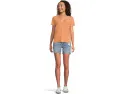 Madewell Northside V-Neck Tee из 100% хлопка с прямым подолом
