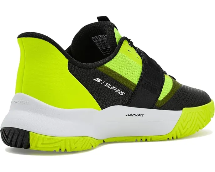 Кроссовки SKECHERS Viper Court Elite 2.0 с эластичными шнурками и липучкой
