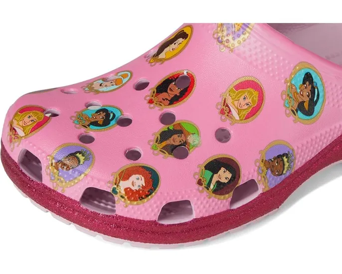 Кроксы Crocs Disney Princess для детей с тематическим дизайном