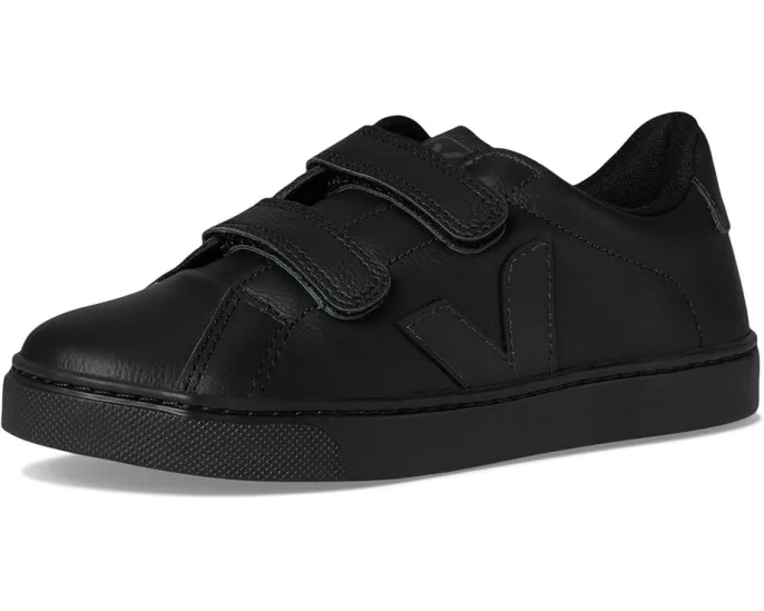 Детские кроссовки VEJA Small Esplar с кожаным верхом и застежкой на липучке