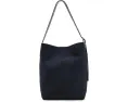Сумка-ведро из замши Madewell Essential Bucket Tote Juniper Berry