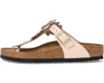 Сандалии Birkenstock Gizeh Flowers из кожи с регулируемой пряжкой
