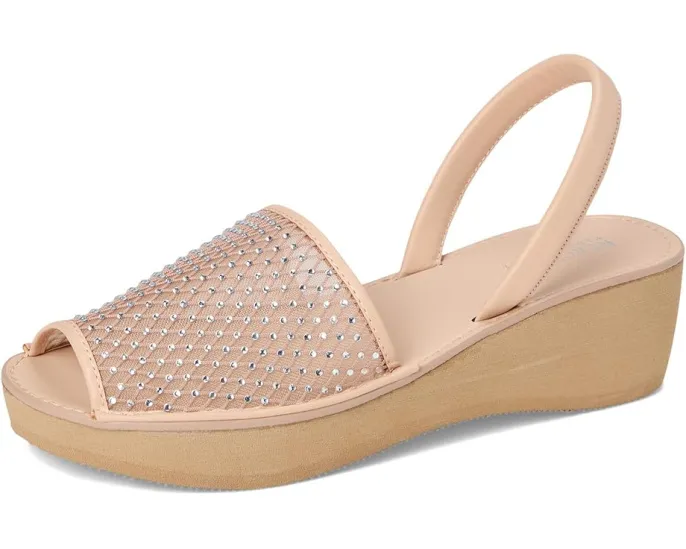 Сандалии Fine Glass Mesh с блестящей сеткой и ремешком на щиколотке