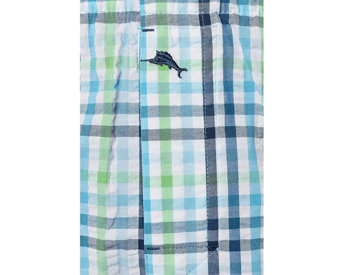 Шорты Cotton Seersucker Woven Boxer Tommy Bahama с принтом