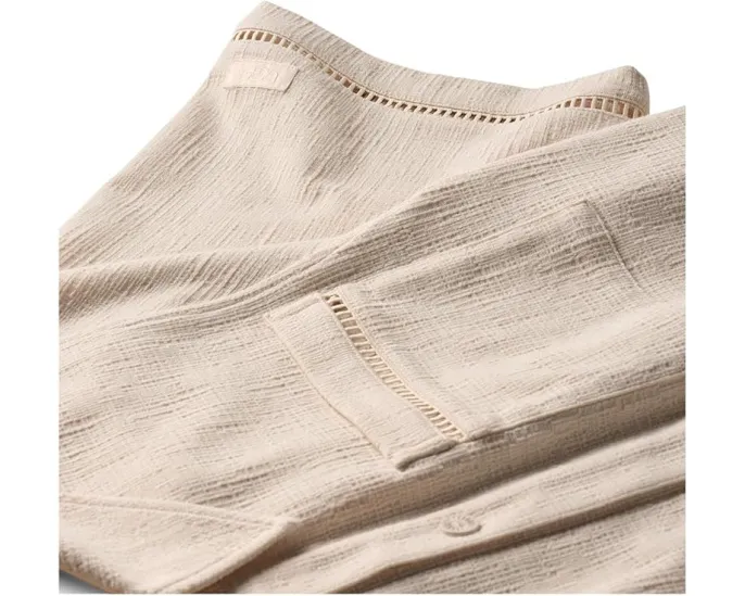 Рубашка UGG Devyn с коротким рукавом и отделкой из косы