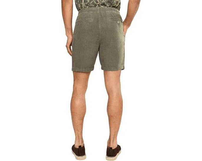 Faherty Essential Linen Shorts шорты из льна с эластичным поясом