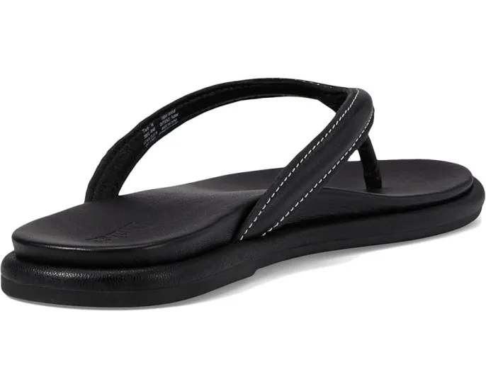 Шлепанцы OluKai Tiare из кожи с анатомической стелькой