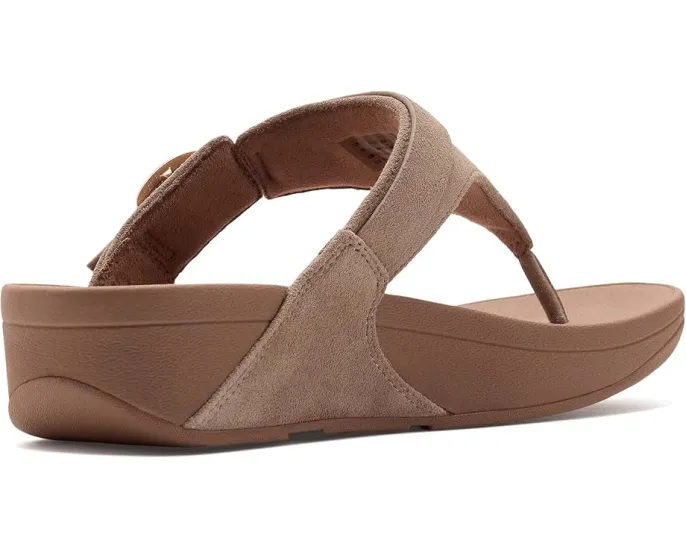 FitFlop Сандалии Lulu из замши с пряжкой и перемычкой
