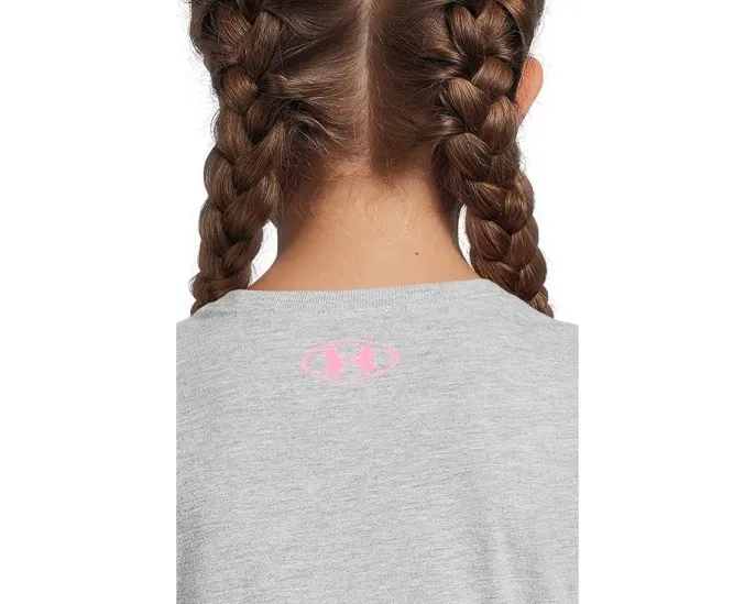 Футболка Under Armour Kids с логотипом и прямым подолом