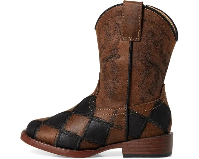 Детские ботинки Bird Blocks с квадратным носком и боковой молнией