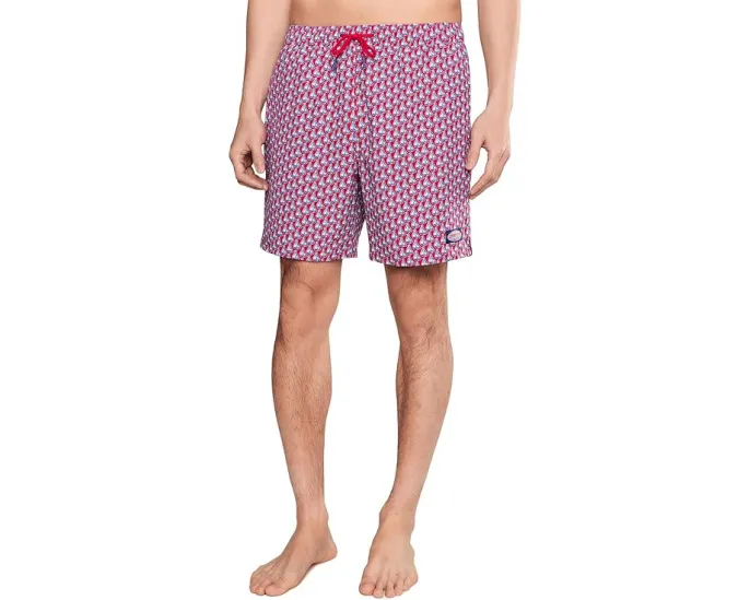 Шорты Chappy Trunks 7 дюймов Vineyard Vines с принтом