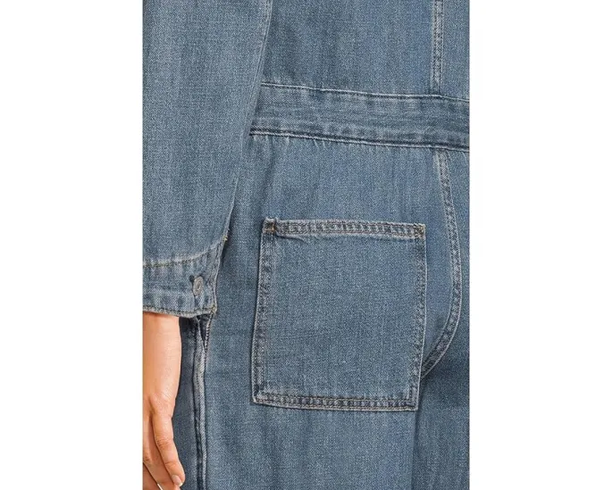 Комбинезон Levi's Iconic из хлопка и лиоцелла с поясом и широкими брюками