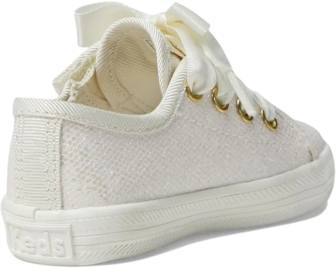 Keds Kickstart Jr. Celebrations блестящие кроссовки для детей с атласными шнурками