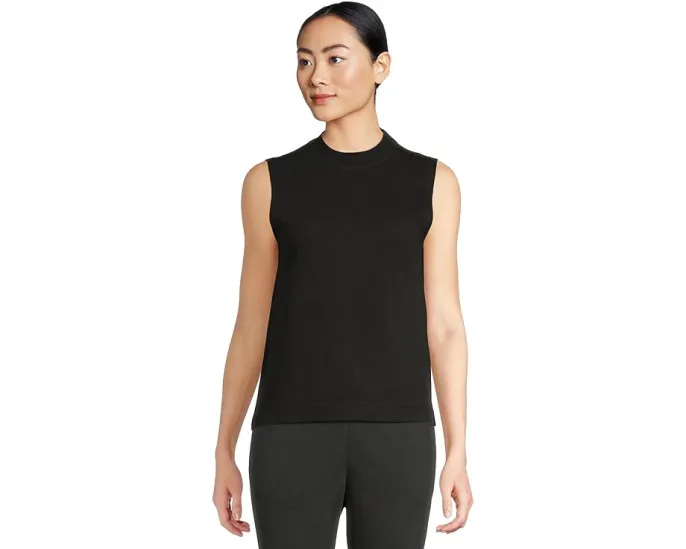 Топ PACT Airplane Mock Neck Shell из органического хлопка