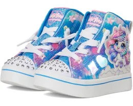 Кроссовки SKECHERS KIDS Twi-Lites 2.0 с подсветкой и дизайном единорога-кошки