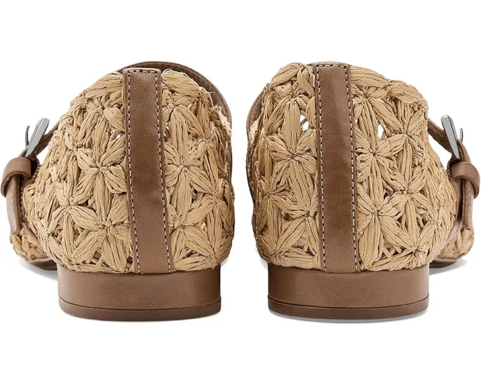 Бернардо Borden Raffia туфли из рафии с ремешком