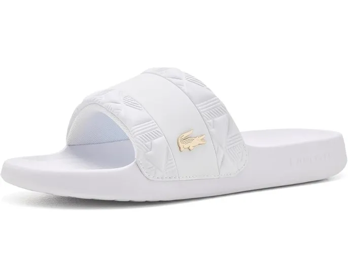 Вьетнамки Lacoste Hybrid Serve Slides с монограммой