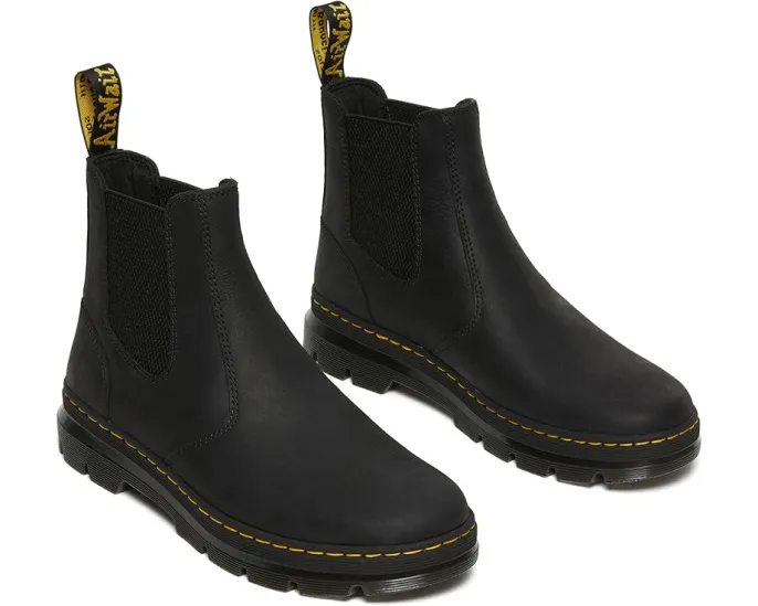 Челси Dr. Martens Embury с прочной кожей и выраженным протектором