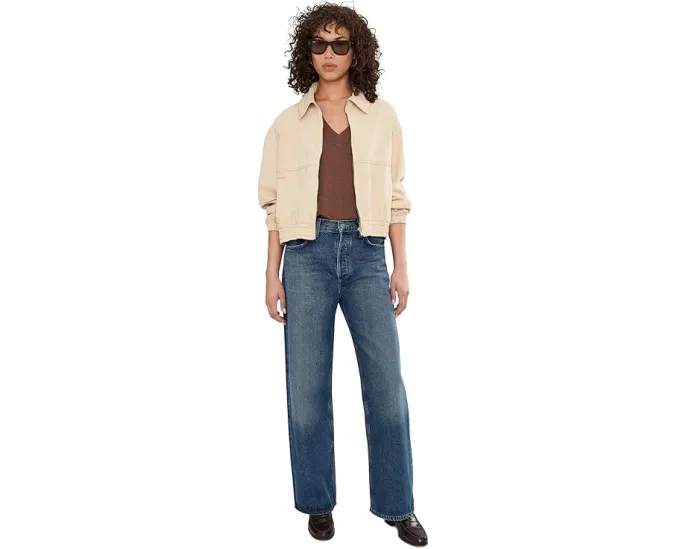 Michael Stars Harlan укороченная футболка с V-образным вырезом