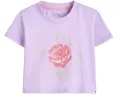 Футболка Lillian Boxy Tee с розами из хлопка Appaman Kids