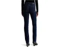 Джинсы AG Jeans Mari Mid Rise Straight Extended In Modern Indigo с завышенной талией