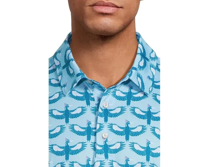 Поло Chubbies The Birds Of A Feather с технологичной тканью и защитой UPF 50+