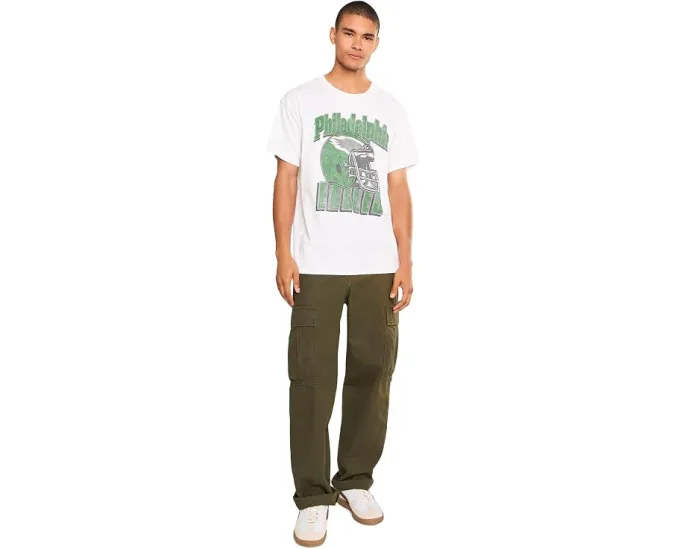 Футболка Junk Food Clothing NFL Philadelphia Eagles с ретро шлемом