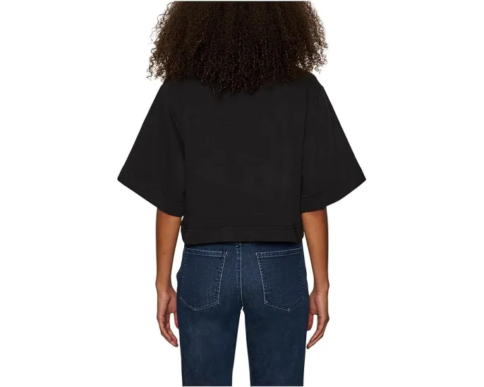 Sanctuary укороченная футболка с декором на горловине