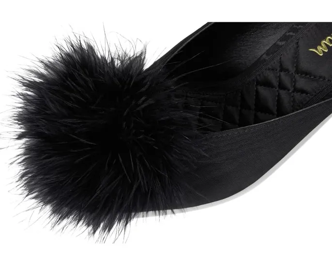 Туфли Witney с меховым помпоном и квадратным носком Sam Edelman