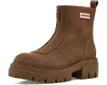 Hunter Gemma женские замшевые ботильоны на каблуке, цвет Dark Natural Suede