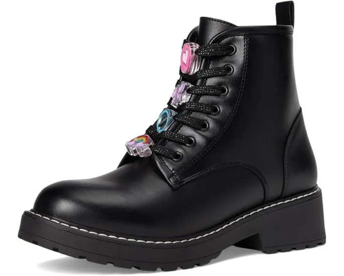 Steve Madden Kids Ботинки Wriley с глянцевым покрытием и массивной подошвой
