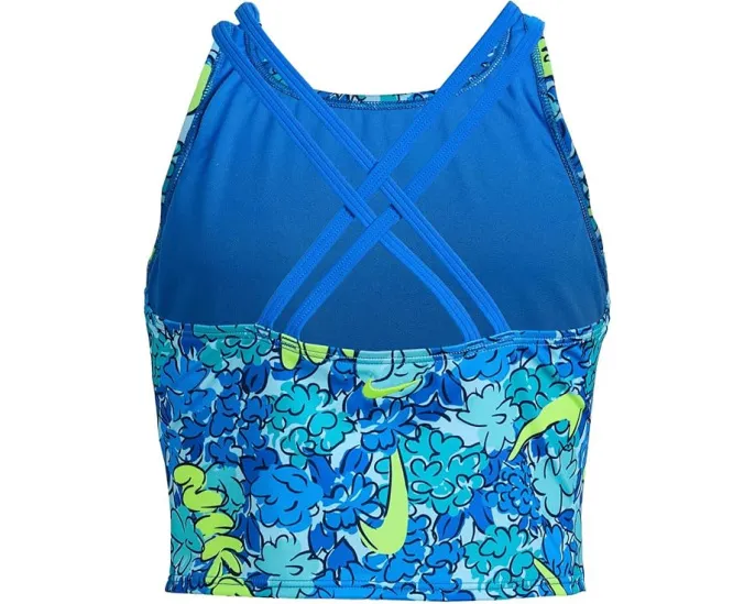 Nike Kids Комплект мидкини Doodle Floral с перекрестными лямками и сплошной подкладкой