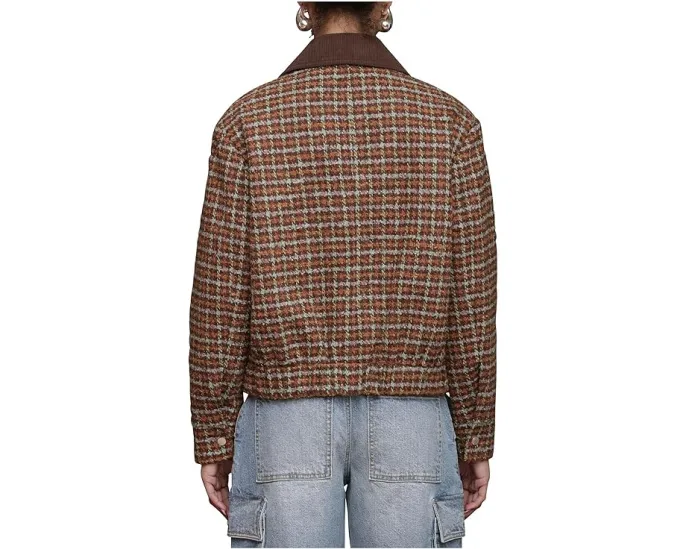 Оверсайз бомбер из твида Oversized Tweed Bomber Jacket от Avec Les Filles