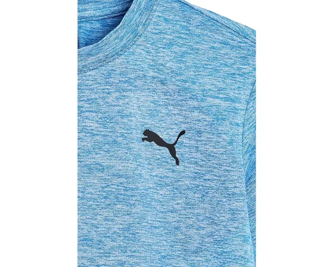 Спортивный детский комплект из футболки и шорт Puma с логотипом Racing Blue