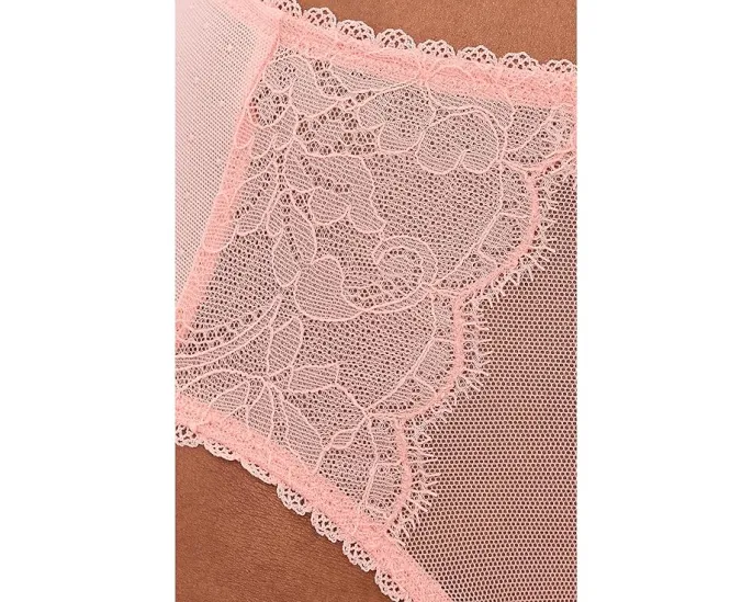 Трусики Wacoal Retro Chic с кружевом и высокой посадкой