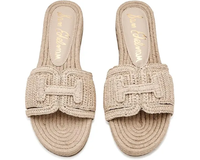 Сандалии Sam Edelman Miya с фактурой под рафию