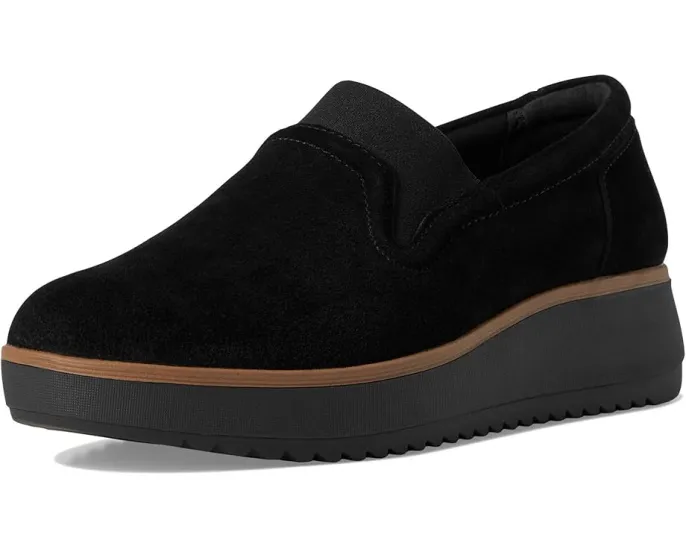 Clarks Zylah Sky балетки на платформе с текстильным верхом