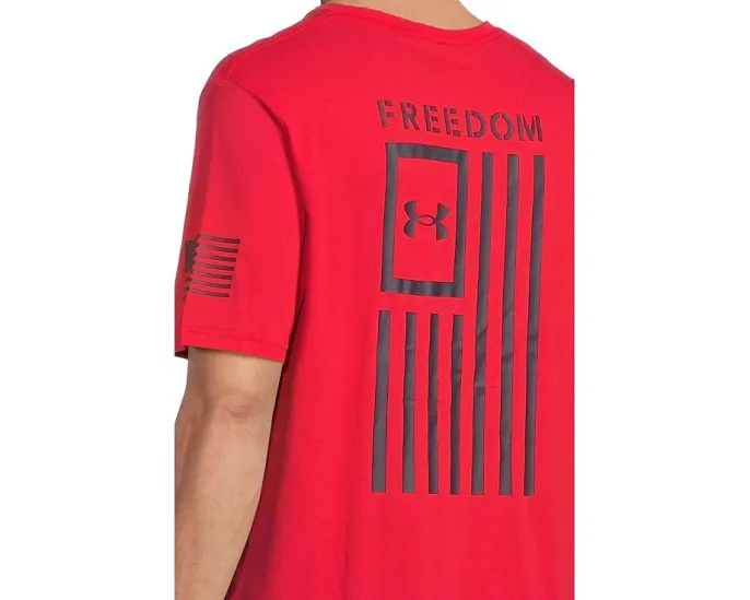 Футболка Under Armour New Freedom Flag из мягкого хлопкового материала
