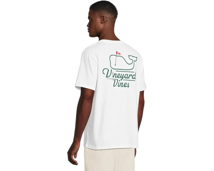 Футболка Vineyard Vines Golf Flag с коротким рукавом и принтом